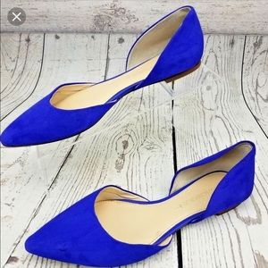 Banana republic cobalt blue flats
